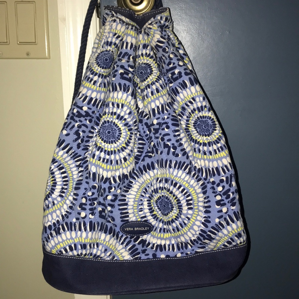 Vera Bradley Starry Night drawstring beachbackpack